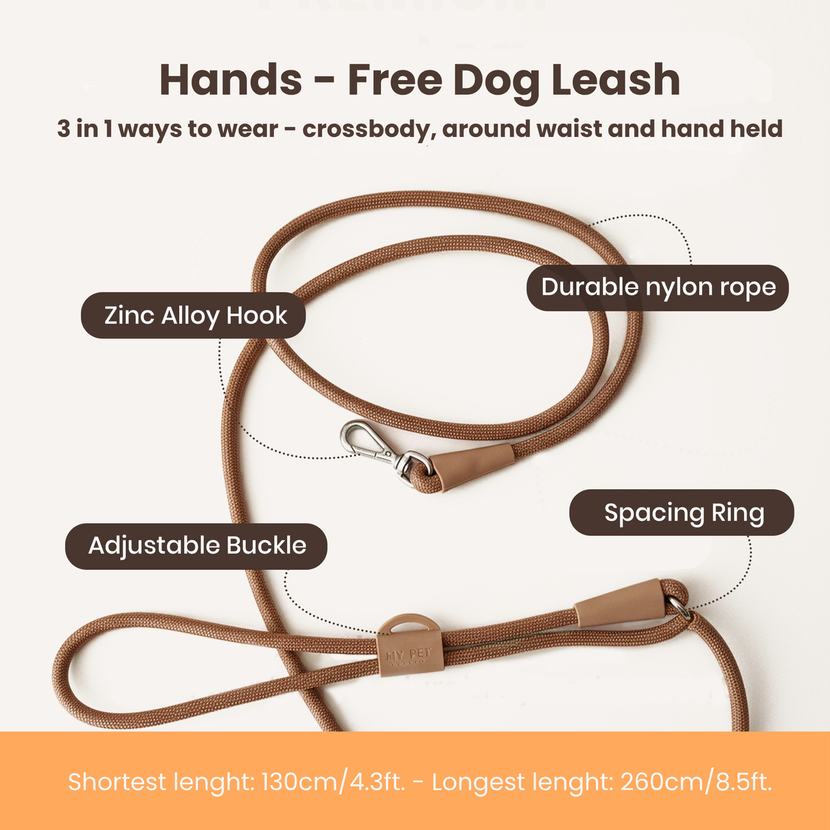3-in-1 No Pull Dog Harness & Leash Set